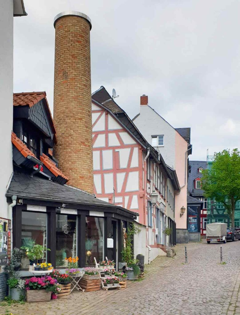 Blumenladen in der Martin-Luther-Straße