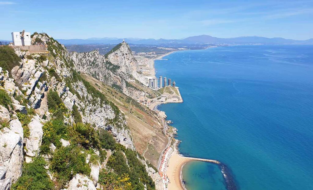 Gibraltar Aussicht auf die O'Hara's Battery