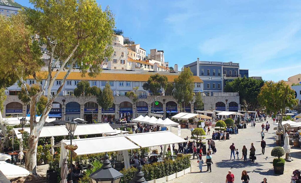 Casemates Square in Gibraltar