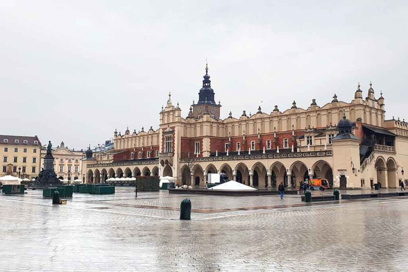 Hauptmarkt (Rynek Główny) in Krakau