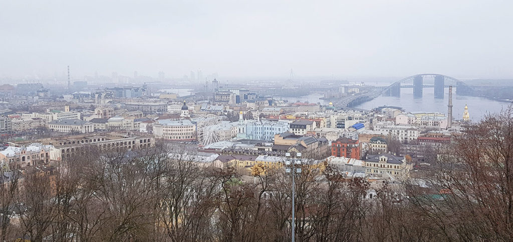 Aussicht von der St.-Andreas-Kirche - Kiew