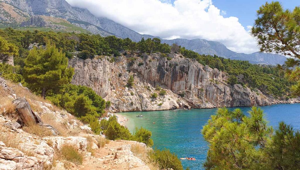 Nugal Strand bei Makarska