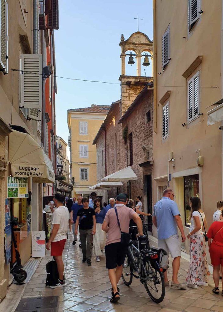 Unterwegs in der Altstadt von Zadar