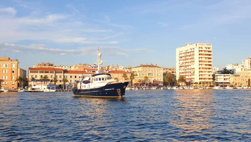 Aussicht von der Altstadt auf Zadar