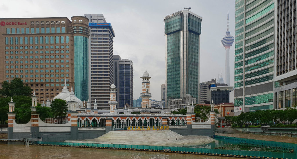 Malaysia Reisebericht Kuala Lumpur Jamek Moschee