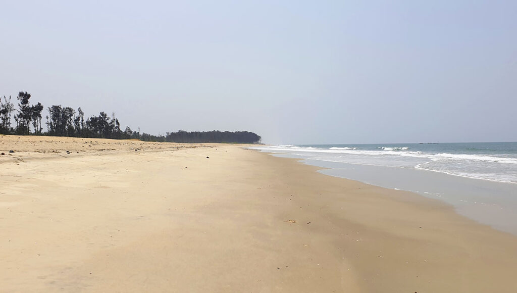 Strand in Mangalore Indien