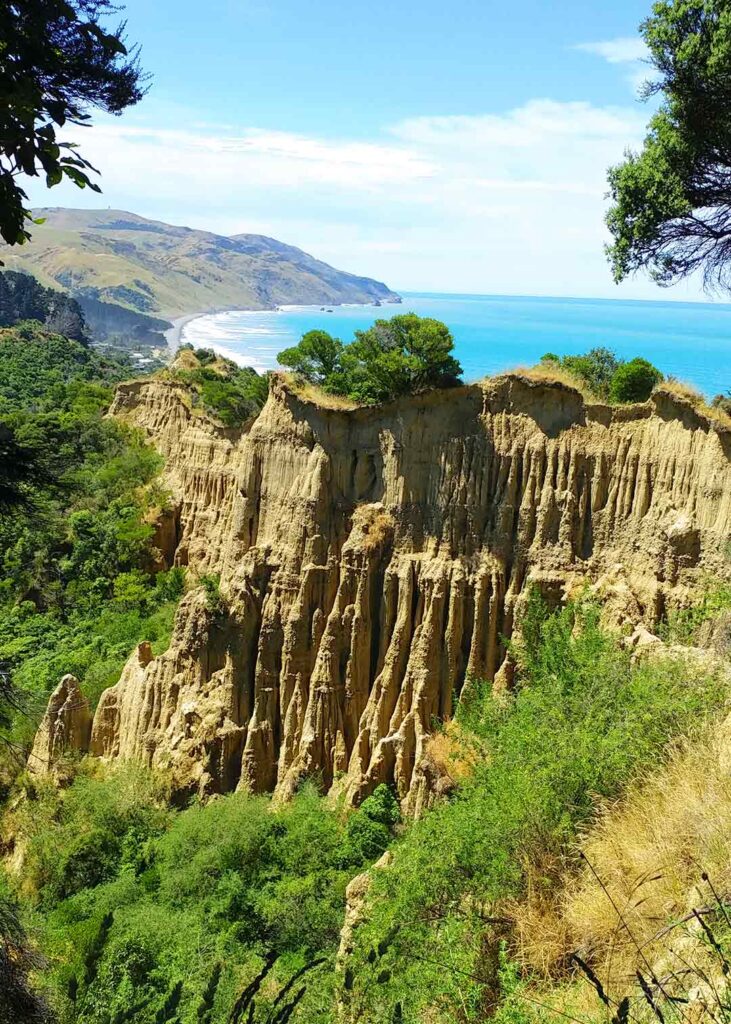 Cathedral Cliffs in Neuseeland