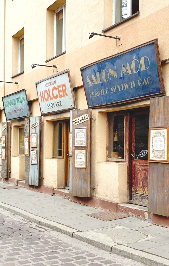 Läden im Stadtteil Kazimierz in Krakau