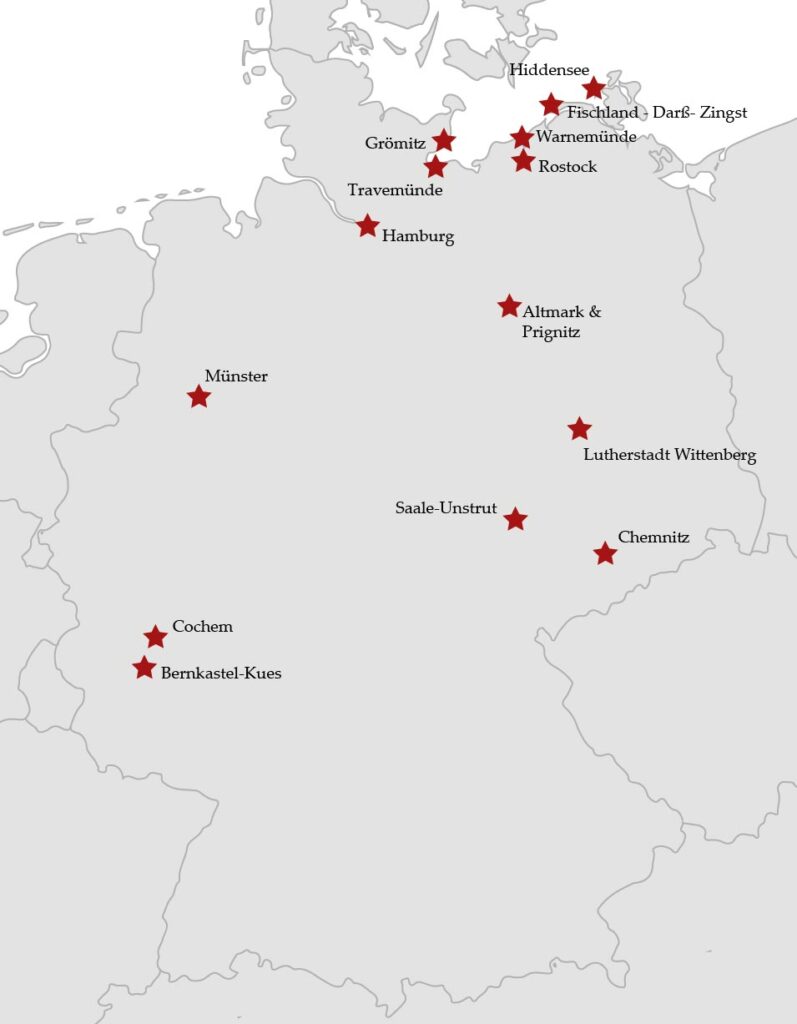 Übersicht Blogbeiträge Reisetipps Deutschland