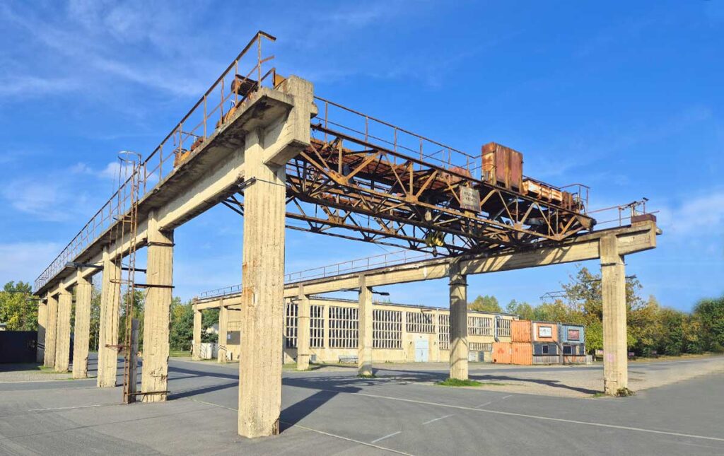 Brückenkran im Freilichtmuseum Ferropolis