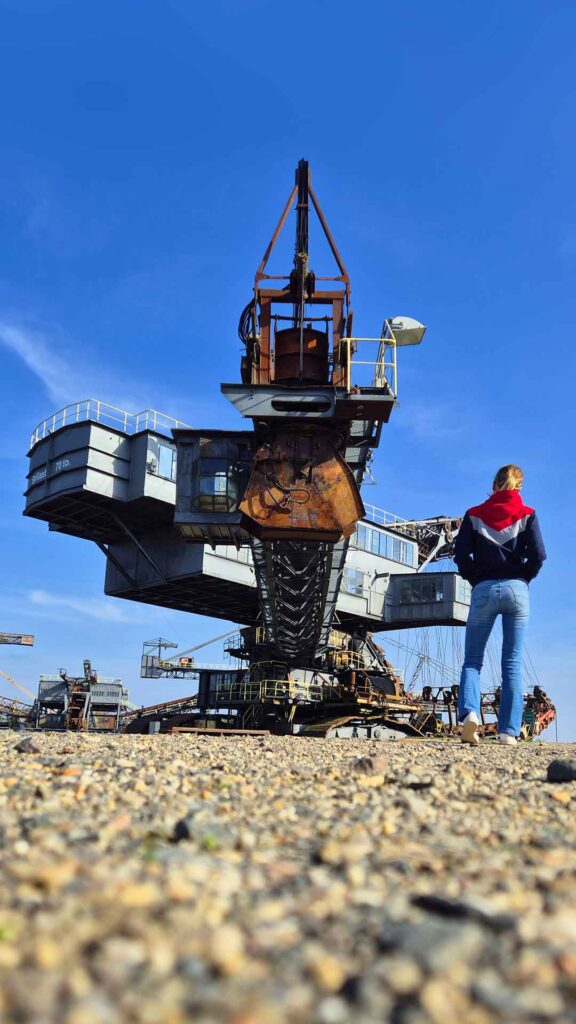 Fotospot beim Bagger Medusa in Ferropolis