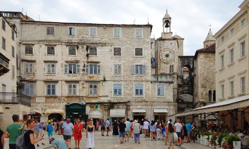 Volksplatz in Split