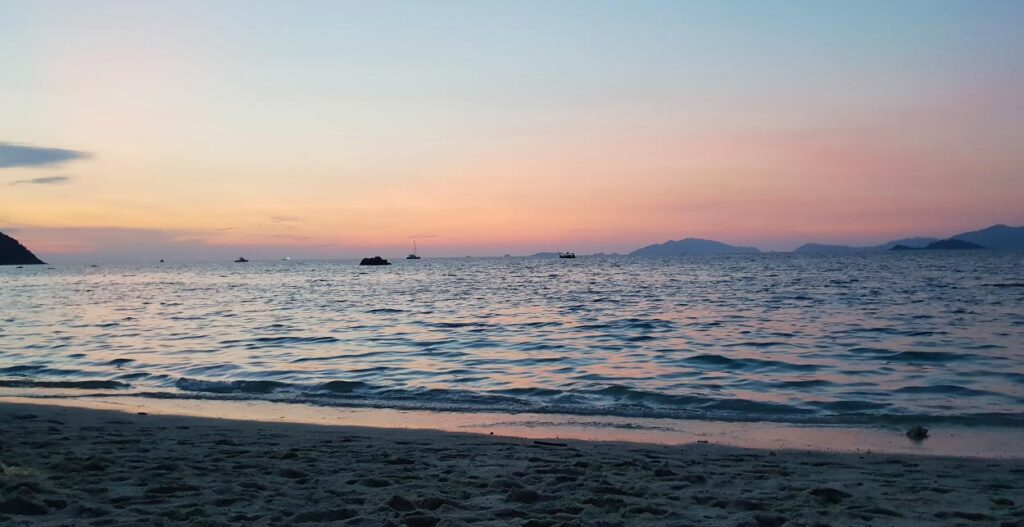 Sonnenuntergang am Sunset Beach auf Koh Lipe