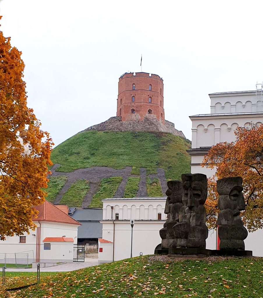 Der Gediminas Turm in Vilnius